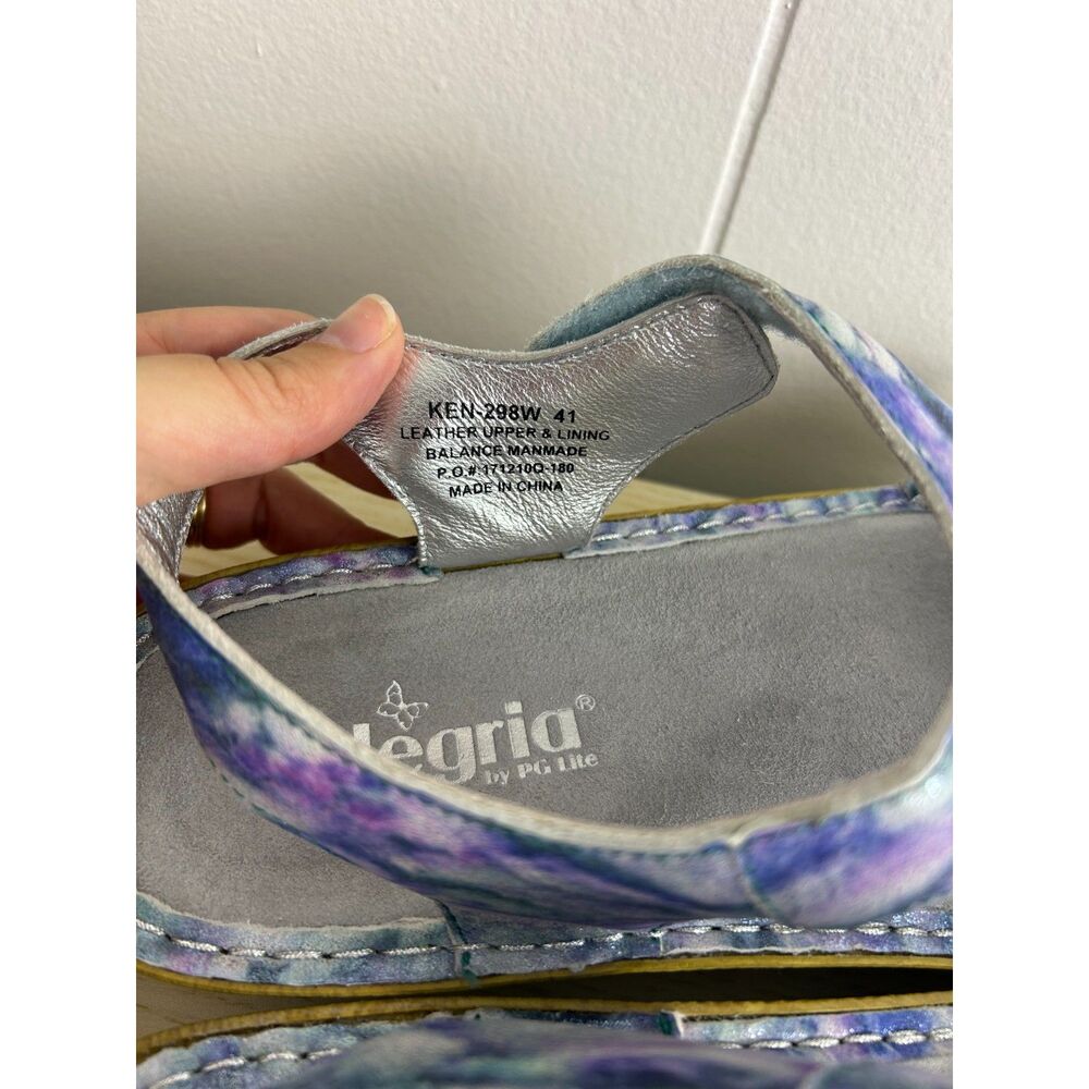 Alegria By PG Kendra Lite KEN298 Multicolor Sandal Euro 41 Women's US 10 coastal - Picture 6 of 9